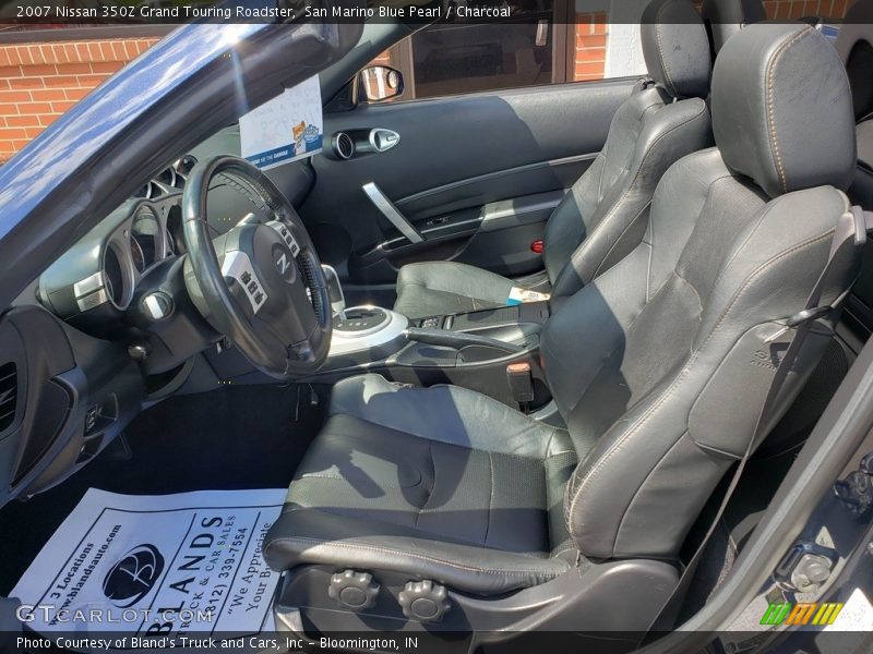 San Marino Blue Pearl / Charcoal 2007 Nissan 350Z Grand Touring Roadster