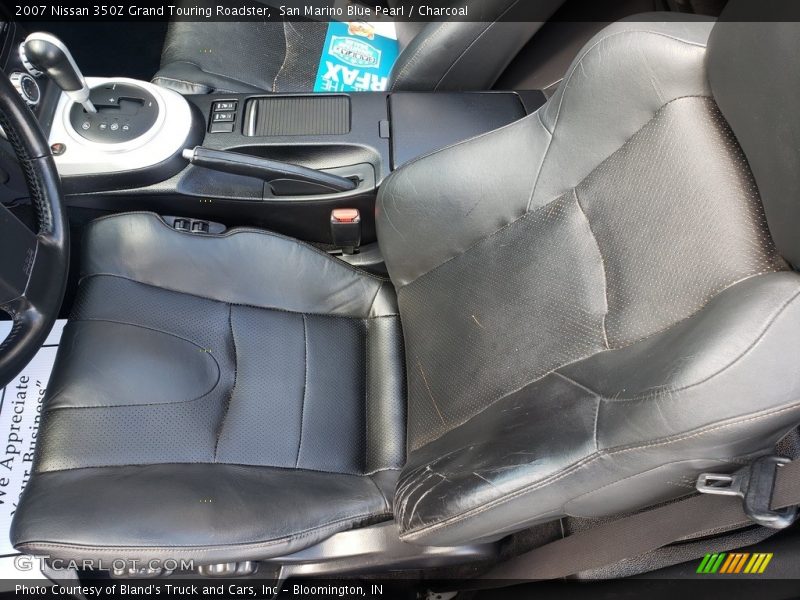 San Marino Blue Pearl / Charcoal 2007 Nissan 350Z Grand Touring Roadster