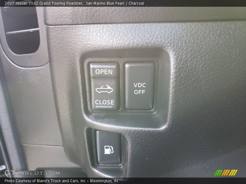 San Marino Blue Pearl / Charcoal 2007 Nissan 350Z Grand Touring Roadster