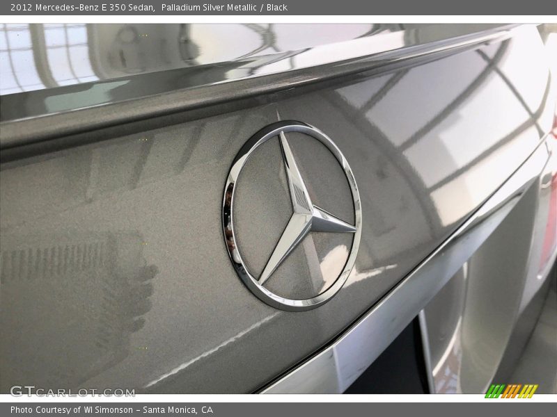 Palladium Silver Metallic / Black 2012 Mercedes-Benz E 350 Sedan