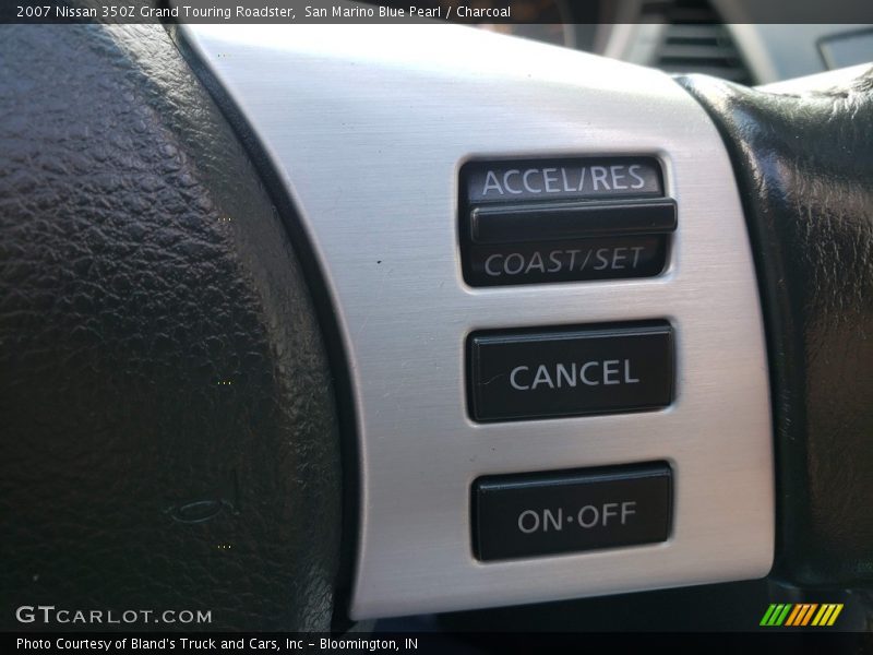 San Marino Blue Pearl / Charcoal 2007 Nissan 350Z Grand Touring Roadster