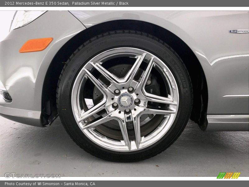 Palladium Silver Metallic / Black 2012 Mercedes-Benz E 350 Sedan