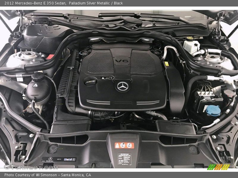 Palladium Silver Metallic / Black 2012 Mercedes-Benz E 350 Sedan