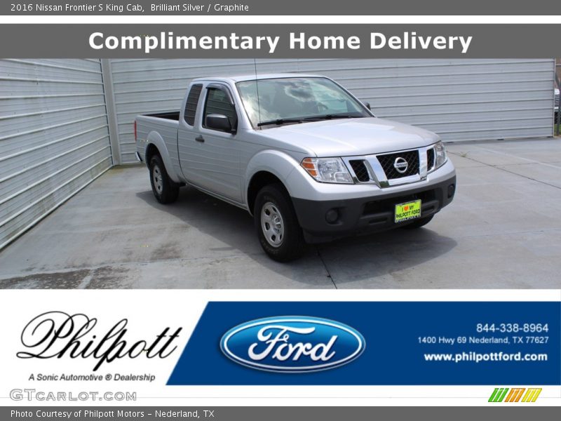 Brilliant Silver / Graphite 2016 Nissan Frontier S King Cab