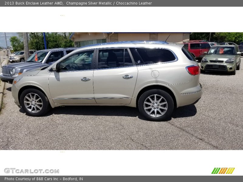 Champagne Silver Metallic / Choccachino Leather 2013 Buick Enclave Leather AWD