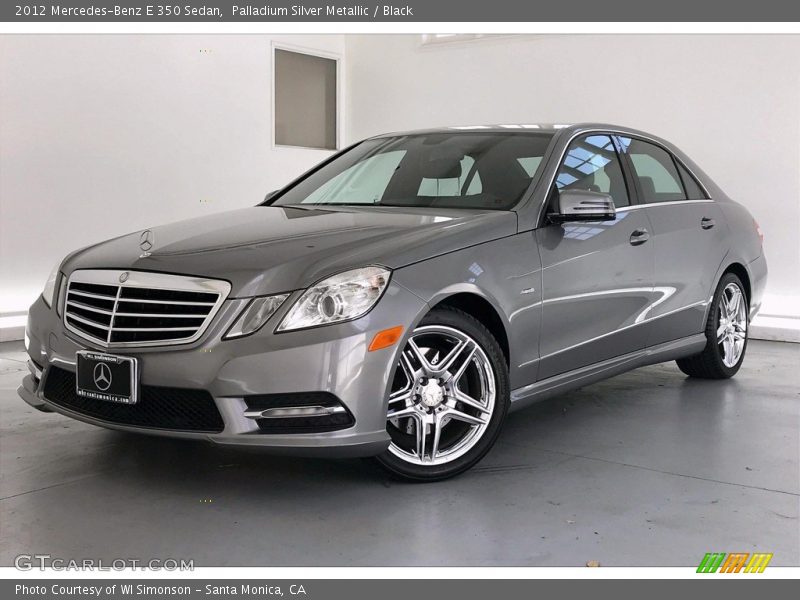 Palladium Silver Metallic / Black 2012 Mercedes-Benz E 350 Sedan
