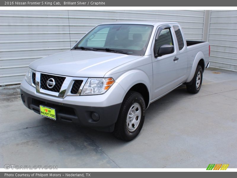 Brilliant Silver / Graphite 2016 Nissan Frontier S King Cab