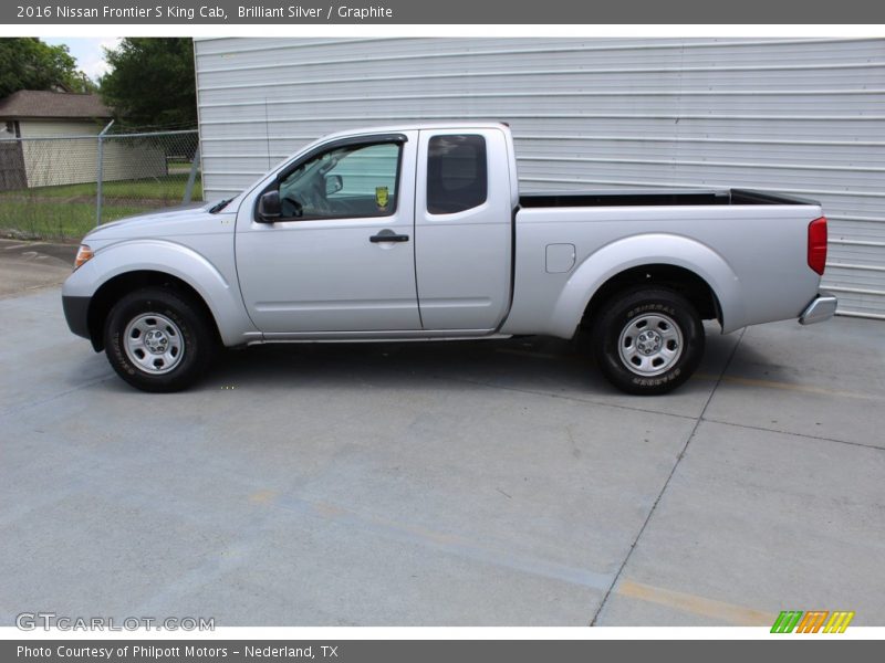  2016 Frontier S King Cab Brilliant Silver