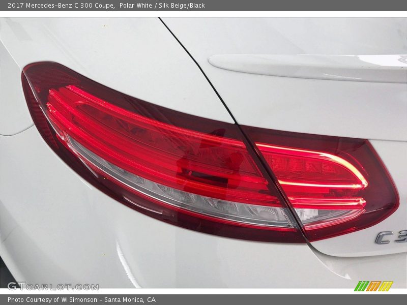 Polar White / Silk Beige/Black 2017 Mercedes-Benz C 300 Coupe