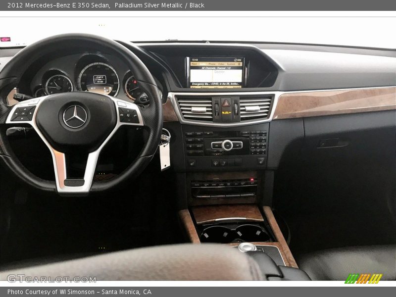 Palladium Silver Metallic / Black 2012 Mercedes-Benz E 350 Sedan