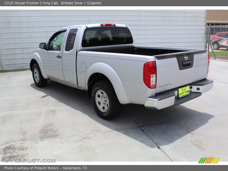 Brilliant Silver / Graphite 2016 Nissan Frontier S King Cab