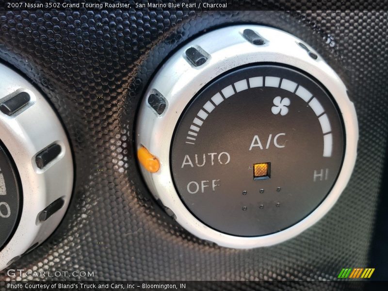 San Marino Blue Pearl / Charcoal 2007 Nissan 350Z Grand Touring Roadster