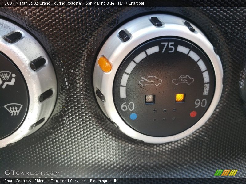 San Marino Blue Pearl / Charcoal 2007 Nissan 350Z Grand Touring Roadster