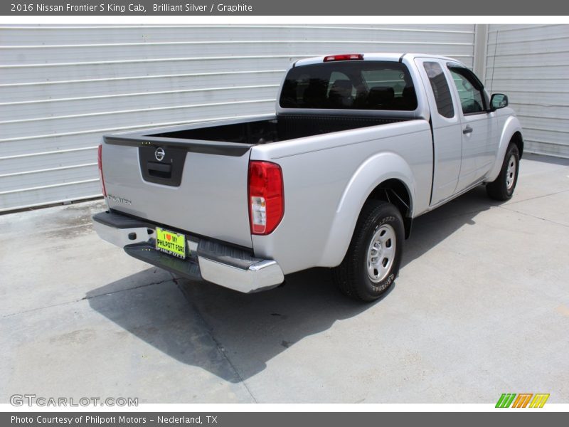 Brilliant Silver / Graphite 2016 Nissan Frontier S King Cab