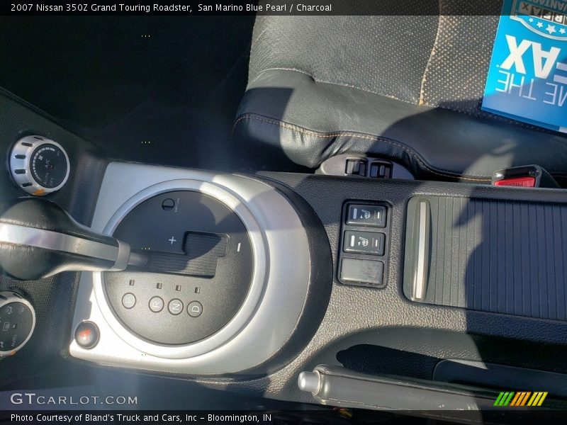 San Marino Blue Pearl / Charcoal 2007 Nissan 350Z Grand Touring Roadster