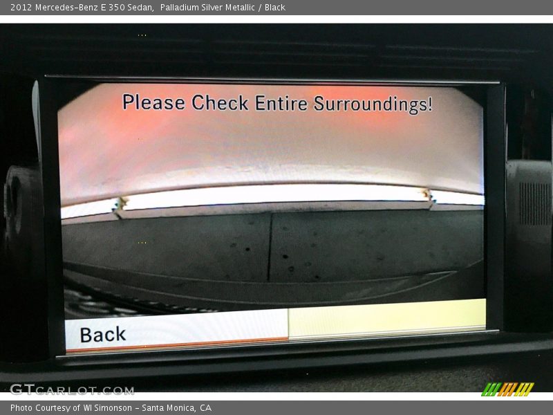 Palladium Silver Metallic / Black 2012 Mercedes-Benz E 350 Sedan