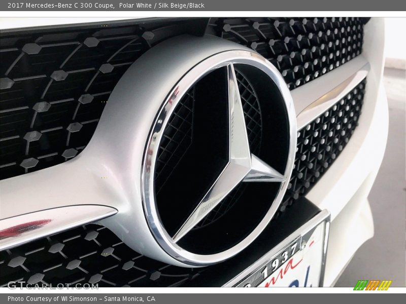 Polar White / Silk Beige/Black 2017 Mercedes-Benz C 300 Coupe