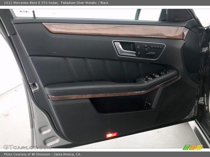 Palladium Silver Metallic / Black 2012 Mercedes-Benz E 350 Sedan