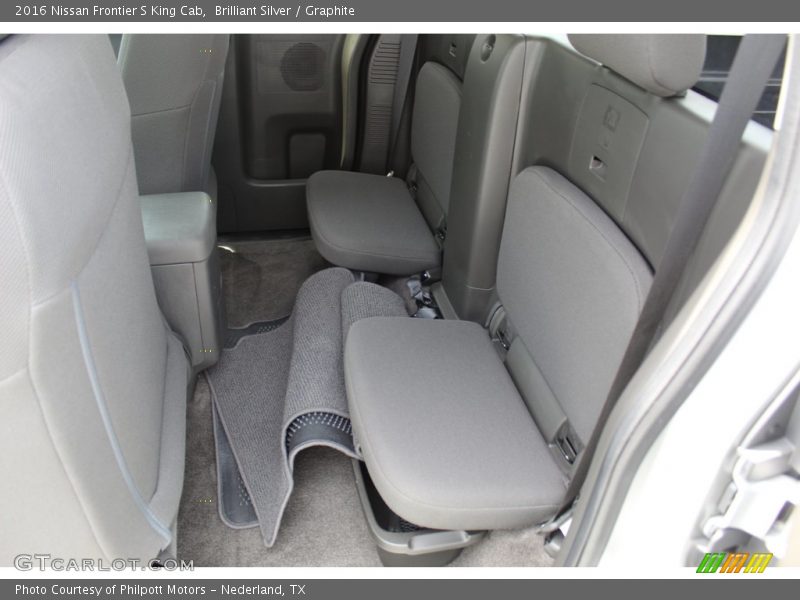Rear Seat of 2016 Frontier S King Cab