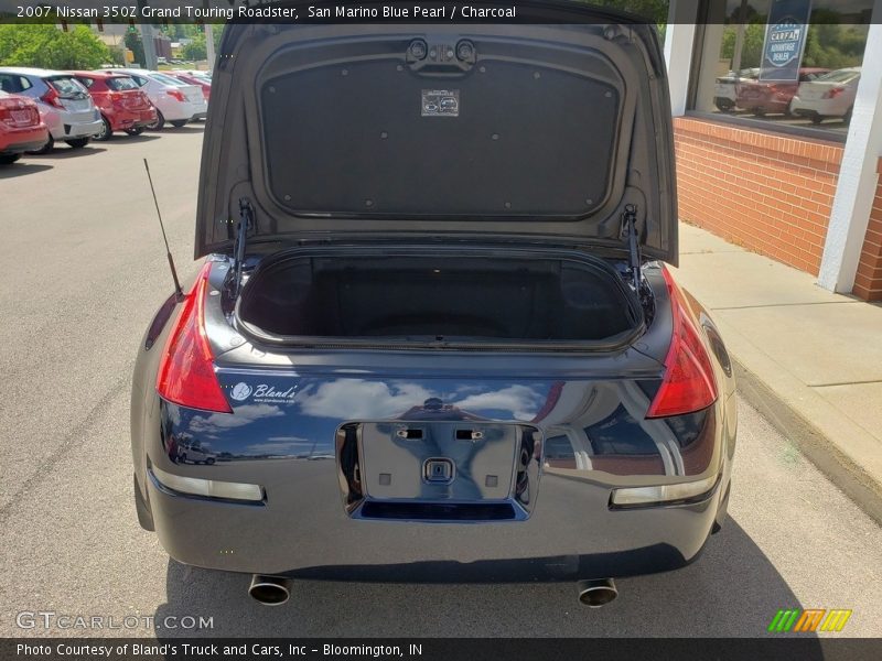 San Marino Blue Pearl / Charcoal 2007 Nissan 350Z Grand Touring Roadster