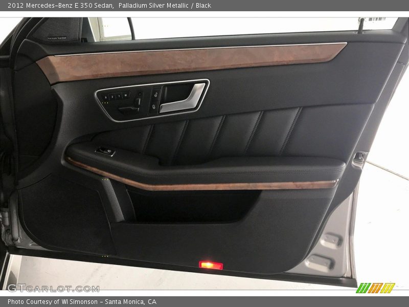 Palladium Silver Metallic / Black 2012 Mercedes-Benz E 350 Sedan