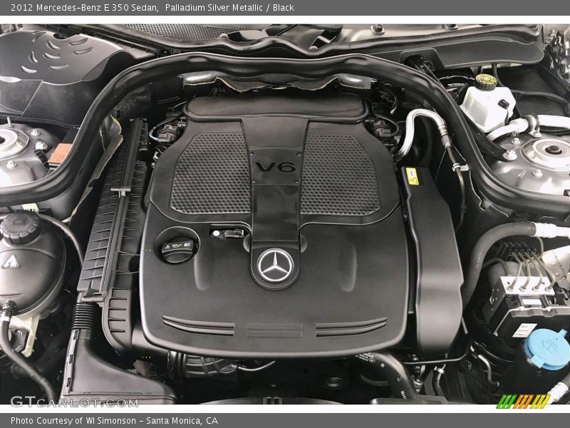 Palladium Silver Metallic / Black 2012 Mercedes-Benz E 350 Sedan