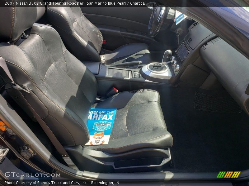 San Marino Blue Pearl / Charcoal 2007 Nissan 350Z Grand Touring Roadster