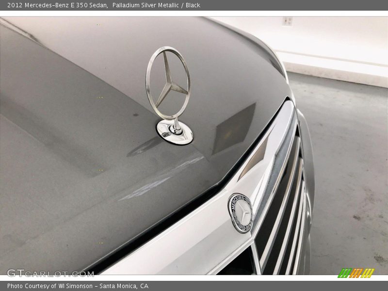 Palladium Silver Metallic / Black 2012 Mercedes-Benz E 350 Sedan
