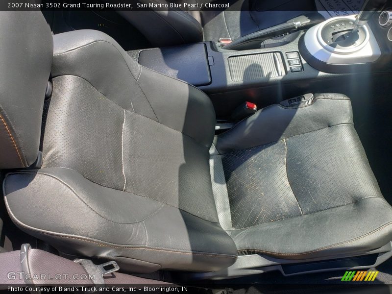 San Marino Blue Pearl / Charcoal 2007 Nissan 350Z Grand Touring Roadster