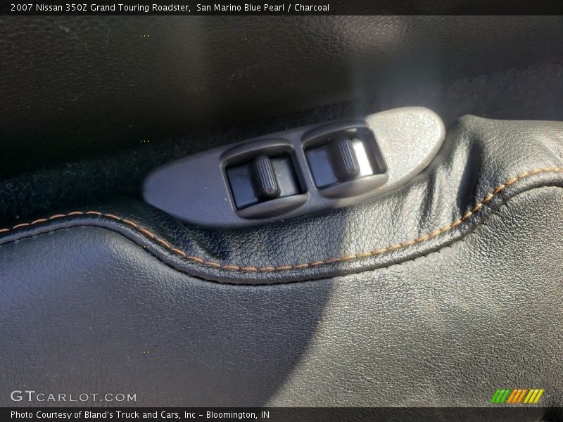 San Marino Blue Pearl / Charcoal 2007 Nissan 350Z Grand Touring Roadster