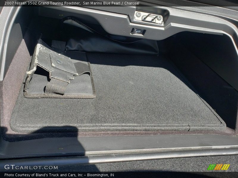San Marino Blue Pearl / Charcoal 2007 Nissan 350Z Grand Touring Roadster