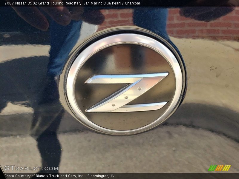 San Marino Blue Pearl / Charcoal 2007 Nissan 350Z Grand Touring Roadster