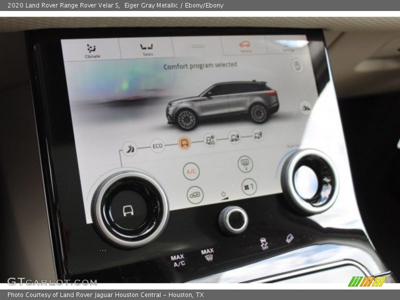 Eiger Gray Metallic / Ebony/Ebony 2020 Land Rover Range Rover Velar S