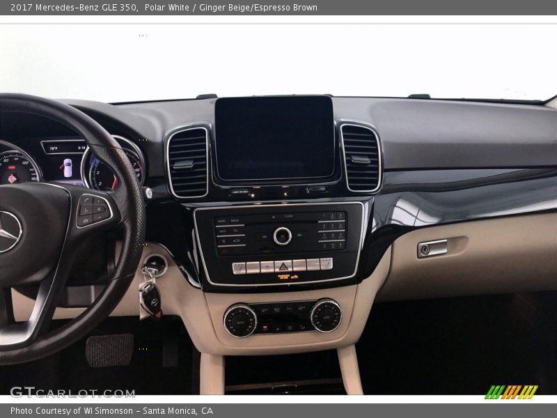 Polar White / Ginger Beige/Espresso Brown 2017 Mercedes-Benz GLE 350