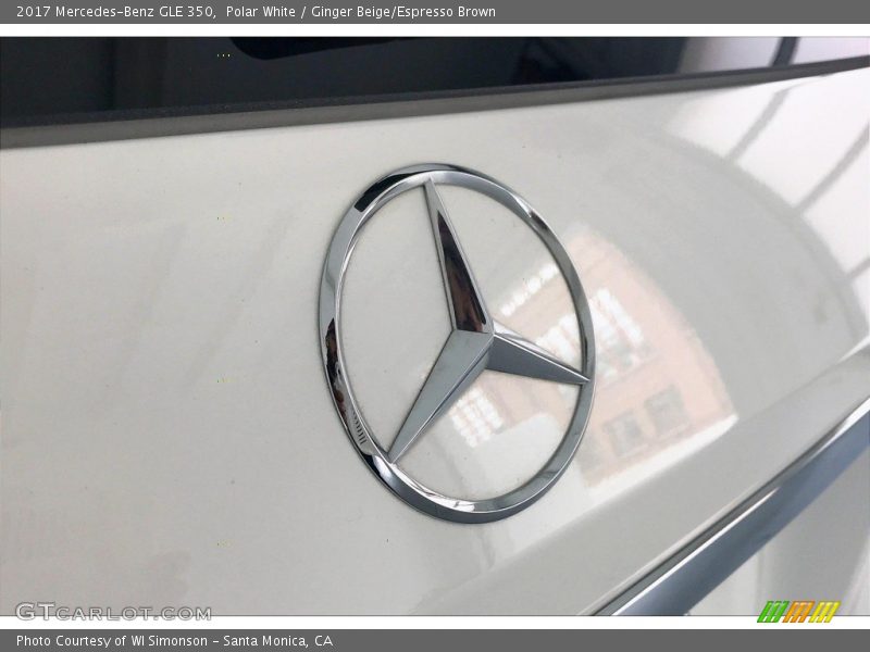 Polar White / Ginger Beige/Espresso Brown 2017 Mercedes-Benz GLE 350