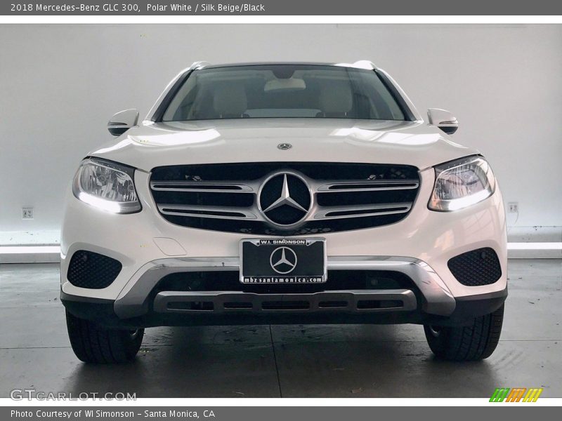 Polar White / Silk Beige/Black 2018 Mercedes-Benz GLC 300