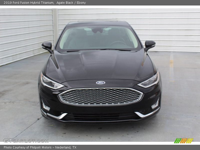 Agate Black / Ebony 2019 Ford Fusion Hybrid Titanium
