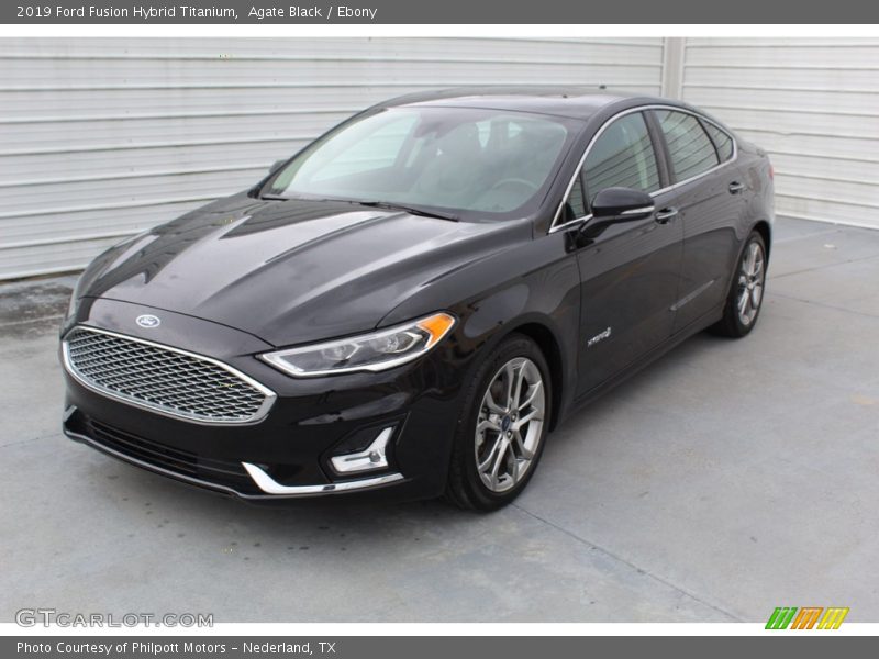 Agate Black / Ebony 2019 Ford Fusion Hybrid Titanium