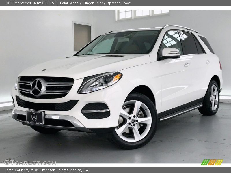 Polar White / Ginger Beige/Espresso Brown 2017 Mercedes-Benz GLE 350