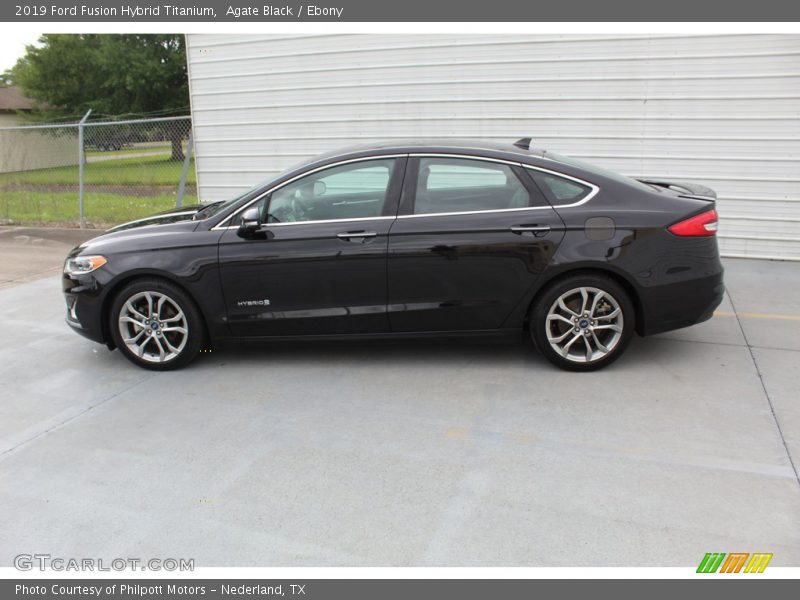 Agate Black / Ebony 2019 Ford Fusion Hybrid Titanium