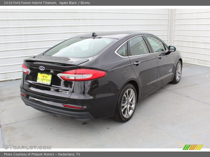 Agate Black / Ebony 2019 Ford Fusion Hybrid Titanium