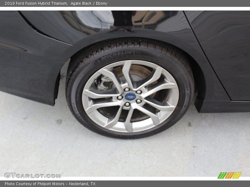 Agate Black / Ebony 2019 Ford Fusion Hybrid Titanium