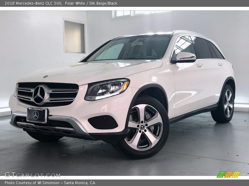 Polar White / Silk Beige/Black 2018 Mercedes-Benz GLC 300