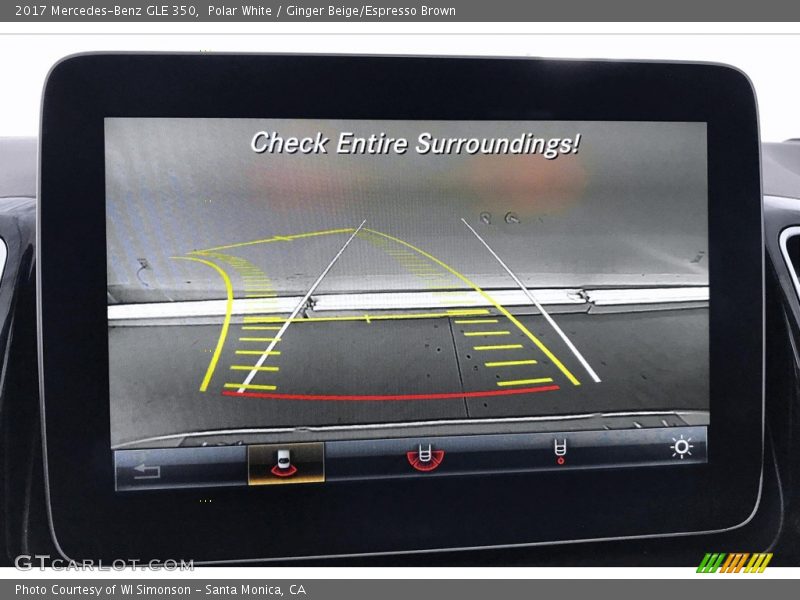 Polar White / Ginger Beige/Espresso Brown 2017 Mercedes-Benz GLE 350