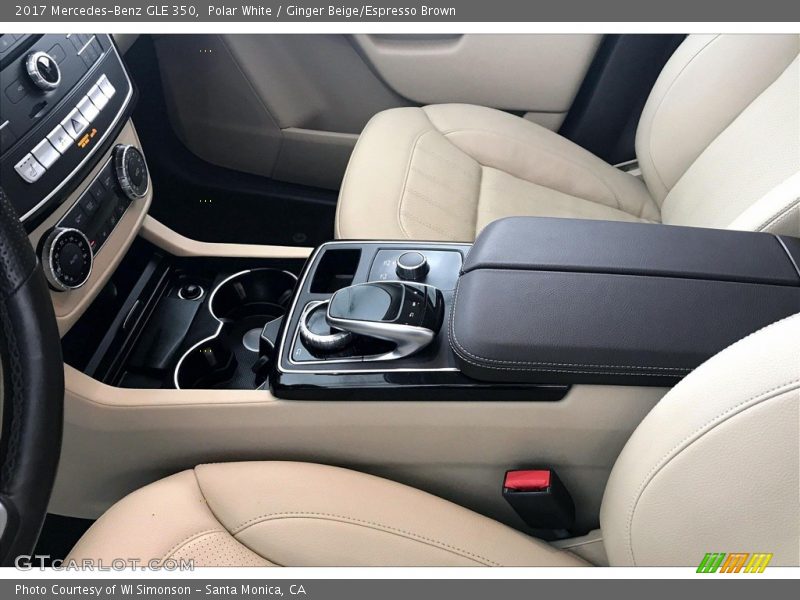 Polar White / Ginger Beige/Espresso Brown 2017 Mercedes-Benz GLE 350