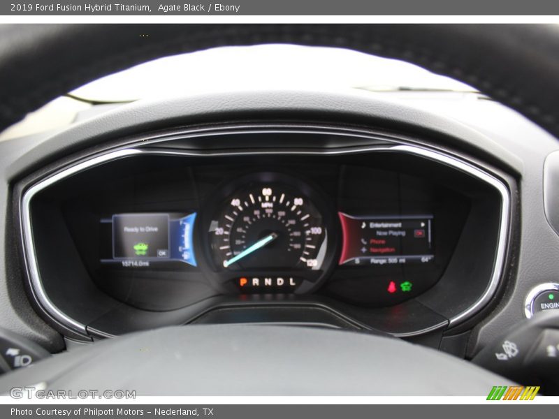 Agate Black / Ebony 2019 Ford Fusion Hybrid Titanium