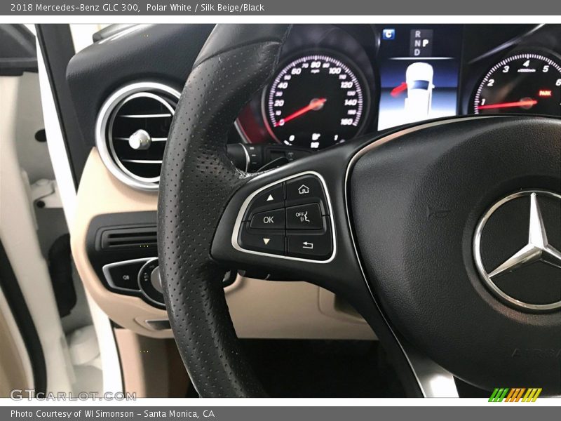 Polar White / Silk Beige/Black 2018 Mercedes-Benz GLC 300