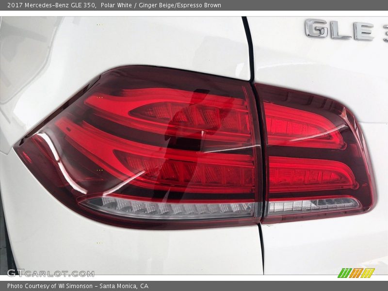 Polar White / Ginger Beige/Espresso Brown 2017 Mercedes-Benz GLE 350
