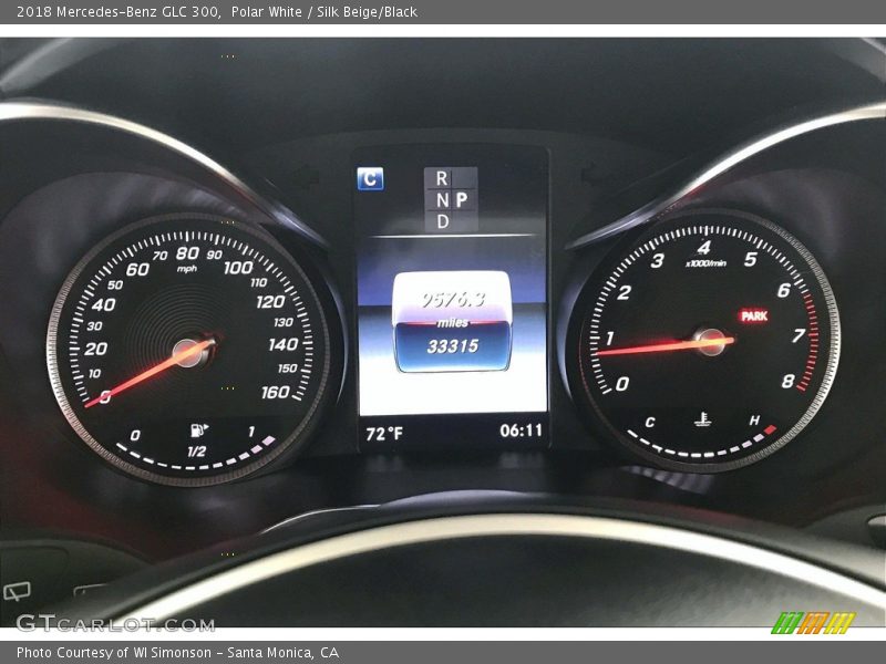 Polar White / Silk Beige/Black 2018 Mercedes-Benz GLC 300