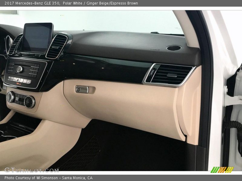 Polar White / Ginger Beige/Espresso Brown 2017 Mercedes-Benz GLE 350
